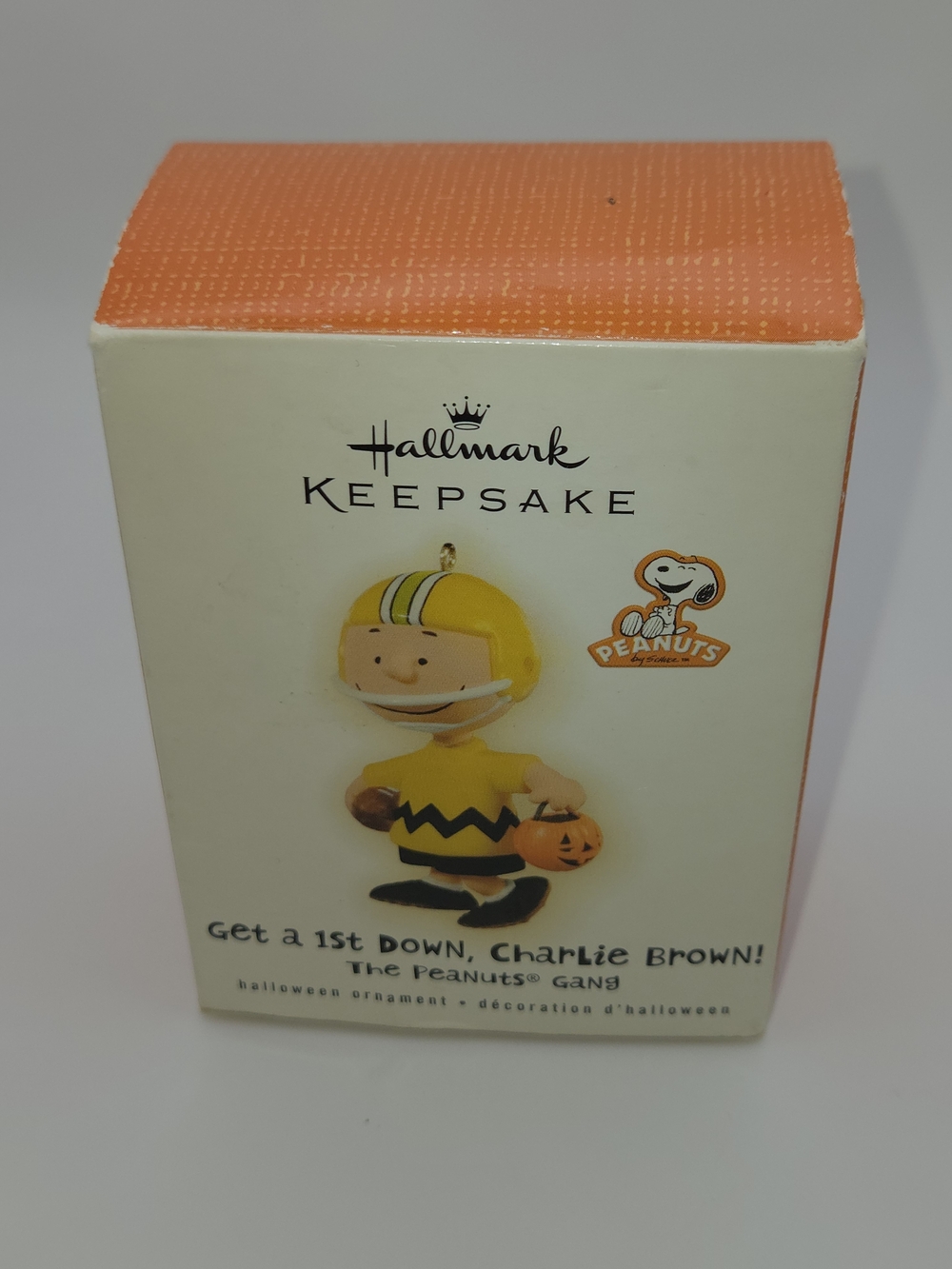 Hallmark Peanuts Charlie Brown Yellow Orange Keepsake Ornament